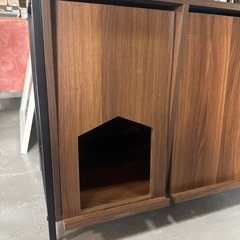 収納棚　猫トイレ隠しの画像