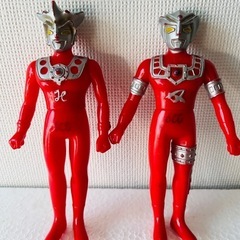 1988 ウルトラマンレオ アストラ ウルトラヒーロー 特撮 ソフビ フィギュア バンダイ 円谷プロの画像
