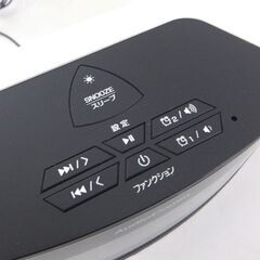 オーム電機 OHM Bluetooth対応 FMラジオ付き クロックスピーカー ASP-BT360N ☆ 札幌市 北区 屯田 の画像