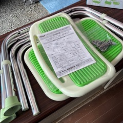 幸和製作所 シャワーチェアー グリーンの画像