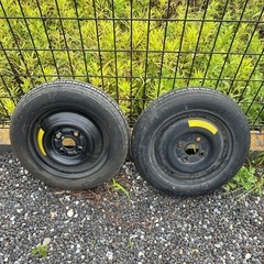 【スペアタイヤ】FALKEN T105/70D14 テンパータイ...