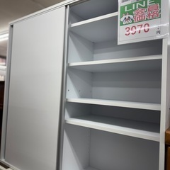 完売致しました🌻6月6/7/8日開催！初夏のビッグワンSALE🌻【 引き戸本棚 】 3970円　18-15  の画像