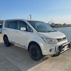 デリカD5 車検令和9年4月まで リフトアップ ガソリン 4WD