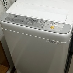 洗濯機　Panasonic 先のお話ですみません！
