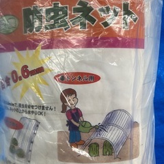 100m　防虫ネット　虫よけ　防除　銀糸入りの画像