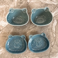 くまちゃん 小皿 食器4点セット