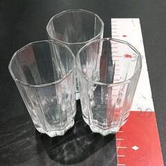 0606-141 ガラスコップ3つセット