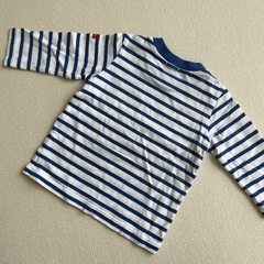 ミキハウス ボーダー長袖Tシャツの画像