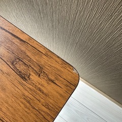 山善　折りたたみテーブル　ハイタイプコンセント付きの画像
