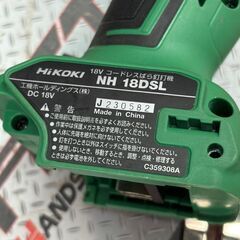 【中古】ハイコーキ HiKOKI NH18DSL 18Vコードレスばら釘打機 本体のみ【ハンズクラフト佐賀】の画像