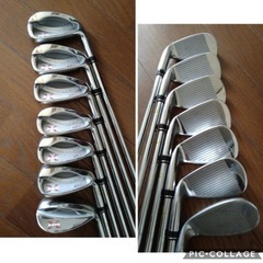 ゴルフクラブ11本 エックスライン 入門セット ウェア等の備品 おまけ付きの画像