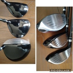 ゴルフクラブ11本 エックスライン 入門セット ウェア等の備品 おまけ付きの画像