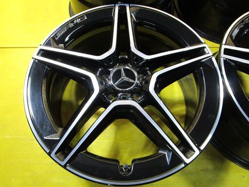 B2053 ベンツ CLS純正 AMG 4本SET 19インチ 8.0j 112/5穴 +38 9.0j 112/5穴 +20 空気圧センサー付き 純正お探しの方に！