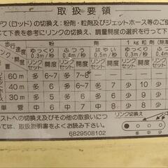 背負式動力散布機の画像