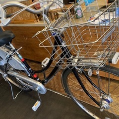 【ブリヂストンCARNIVALチェーン・一発2錠の鍵新品！】 LEDオートライト　内装5段　27インチ自転車　ブラック ブリヂストンCARNIVALチェーン・一発2錠の鍵新品！】 LEDオートライト