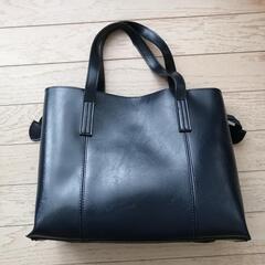 トートバッグ　ネイビー