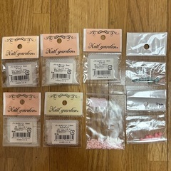ネイル用品　まとめ売り　セット売り　ネイルパーツ　　セルフネイル　ストーン　スタッズ　マルカン　パール　シール　の画像