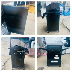 【❗️✨本格派✨❗️】Char-Broil 🌟4口ガスグリル🌟サイドバーナー付動作品❗️の画像