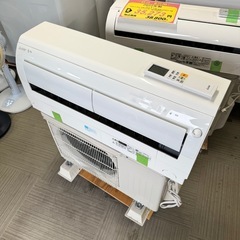 【超美品‼️】定価14万♪ 高級機種 三菱電機 2021年製 6畳用エアコン 霧ヶ峰 フィルター自動お掃除 ムーブアイ 100V/2.2kwの画像