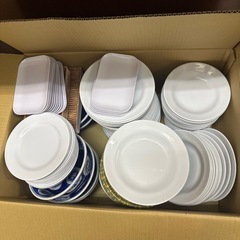店処分の食器無料