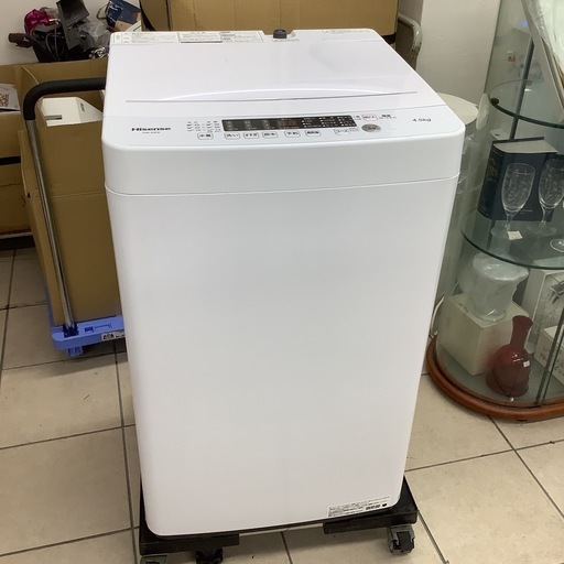 Hisense  ハイセンス　洗濯機　HW-K45E  2023年製 4.5㎏