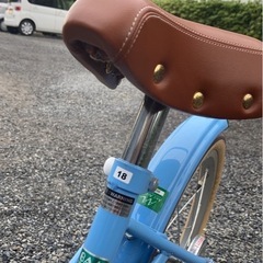 アサヒ　シナモンロール　18インチ　子供用自転車の画像