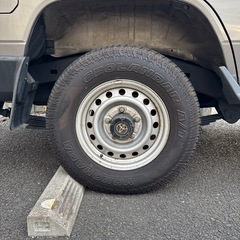 値下げ　ランドクルーザー70 純正ホイール　タイヤセット　 の画像