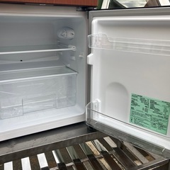 【美品】冷蔵庫 87L 小型 一人暮らし 2ドア PRC-B092D-M ダークウッド　　リサイクルショップ宮崎屋　佐土原店　25.6.6Fの画像