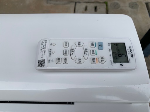 福岡市内取付料金込み　2023年　シャープ　ルームエアコン　6-8畳タイプ　