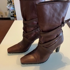 ⭐︎新品⭐︎ JILLSTUART ジルスチュアート - ブラウン ハーフブーツ - 23CMの画像