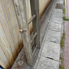 木製ハシゴ　ラダー　脚立の画像