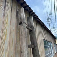 木製ハシゴ　ラダー　脚立の画像