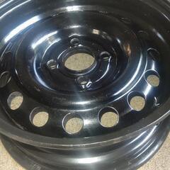 鉄チン加工ホイール受け取り、の画像