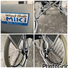 お薦め品‼️激安‼️ 介護用 リクライニングMIKI Wheel Chair BALシリーズ 車椅子 アルミ 軽量の画像
