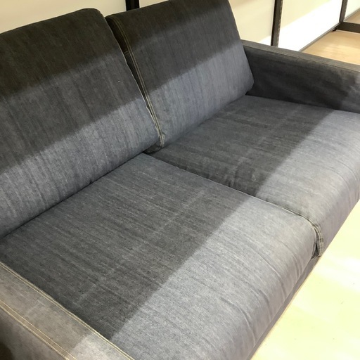 無印良品　2人掛けデニムソファーのご紹介です！！