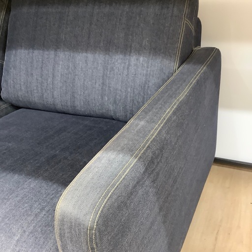 無印良品　2人掛けデニムソファーのご紹介です！！