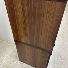 ★リユースのサカイ高崎店★TJ11872  収納棚 茶 H84×D40×W42.5 クリーニング済みの画像