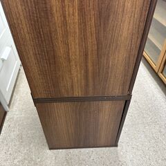★リユースのサカイ高崎店★TJ11873  収納棚 茶 H84×D40×W42.5 クリーニング済みの画像