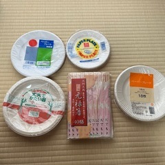 【新品】紙皿・割り箸セット