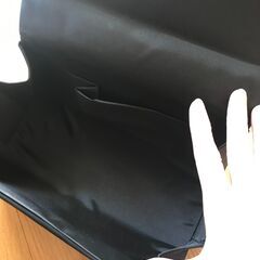【引取限定】冠婚葬祭 ブラックフォーマルバッグ リボン付きの画像