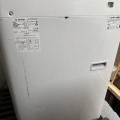 SHARP洗濯機の画像
