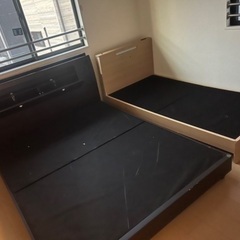 1m4x2mのマットレスベッドセットの画像