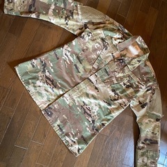 良好USARMYミリタリーフライトフィールドジャケットカモフラージュ迷彩スコーピオンビッグシルエットルーズフィットオーバーサイズ米軍物の画像