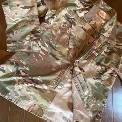 良好USARMYミリタリーフライトフィールドジャケットカモフラージュ迷彩スコーピオンビッグシルエットルーズフィットオーバーサイズ米軍物の画像