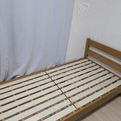 無印良品 シングルベッド (オーク材)