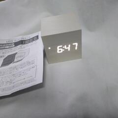 LEDウッドクロックの画像