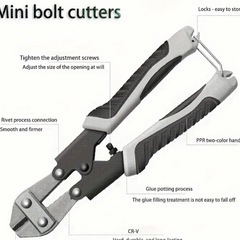 新品未使用　８インチボルトカッターの画像