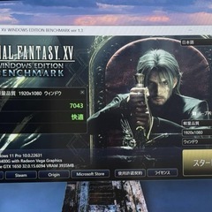 ゲーミングデスクトップ Ryzen5-3400G 16GB GTX1650の画像