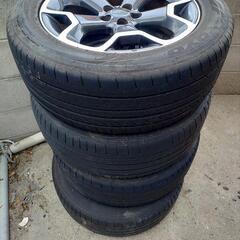 225/55r17 スバルインプレッサXV純正ホイール、タイヤ4本
