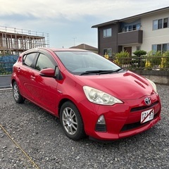 【40万円以下で乗れるハイブリッド車】トヨタアクア　各種オートローン可